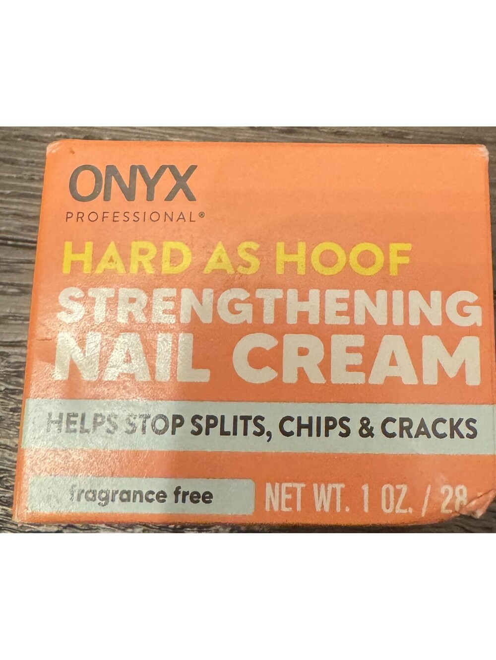 Onyx Professional Hard as Hoof Nail Strengthening Cream, Unscented 1oz